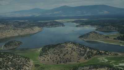 She walked around the one
lake to the main camp - Into the Unknown