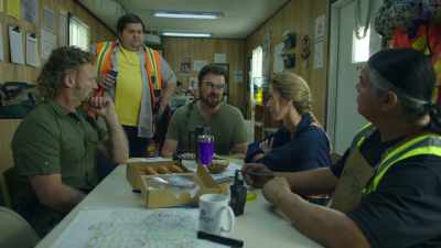 She walked in on me
when I was in his office - The Trades