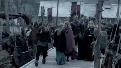 She wanted to come with us? - Vikings
