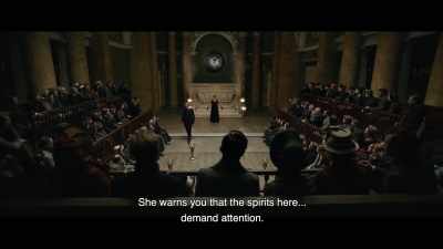 She warns you that the spirits here...
demand attention. - The Ninth