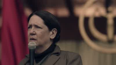 She was pregnant. - The Handmaid's Tale