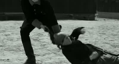 She was smoking on the job. - Schindler's List