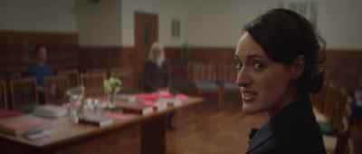 SHE WHISPERS:
Quaker meeting. - Fleabag
