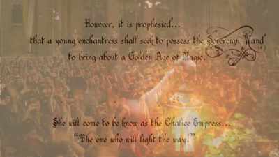 She will come to be known
as the Chalice Empress, - Empire Queen: The Golden Age of Magic
