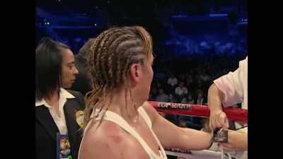 She was winning the fight,
dropped her opponent, - Untold: Deal with the Devil