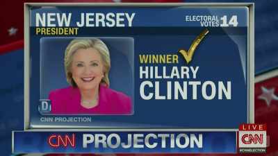 - She wins her
state of Illinois, - The Accidental President