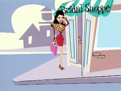 She was working in a bridal shop - The Nanny