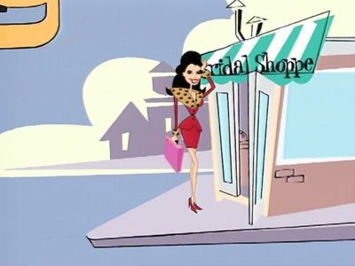 She was working in a bridal shop - The Nanny