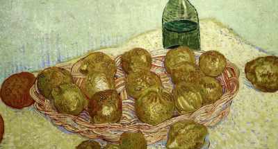 She would look at still life with lemons - Van Gogh: Of Wheat Fields and Clouded Skies