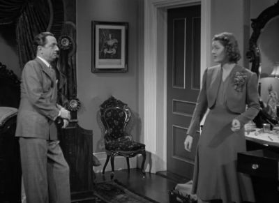 She wouldn't be a bad looker if she took her specs off - Another Thin Man
