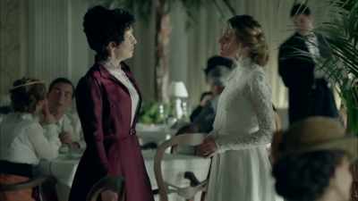 She'd say, "Sit up straight,
eat dessert first, - Grand Hotel