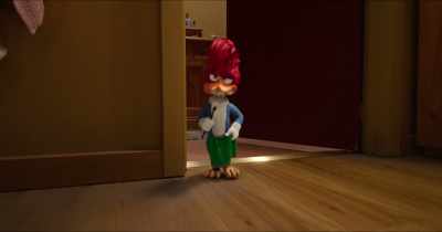 Sheesh! Can't a bird get ready for bed
in peace and quiet? - Woody Woodpecker Goes to Camp
