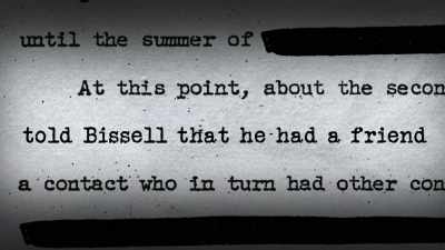 Shef Edwards told Bissell
that he had a friend, - Mafia Spies