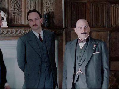 - She'll be back.
- In five minutes, I should say. - Agatha Christie's Poirot