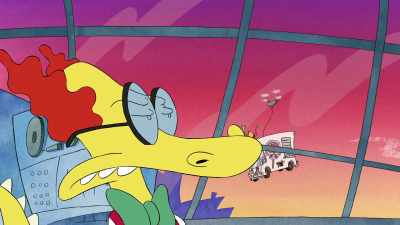 ♪ She'll be riding six white horses ♪ - Rocko's Modern Life: Static Cling