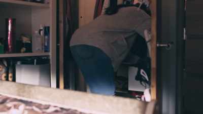  She'll have tennis shoes
 to match her dresses. - Phrogging: Hider in My House