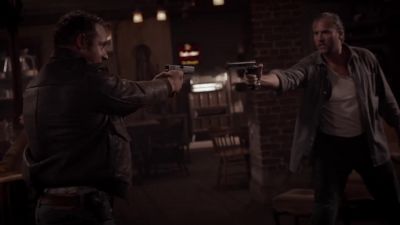 Sheriff's Department. I'll take that gun now. - Banshee