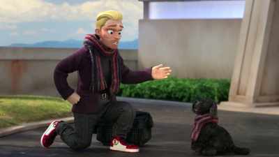 -[Sherlock whines]
-[Austin sighs] - Marvel's M.O.D.O.K.