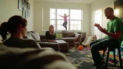 -She's a climber! [laughs]
-Abigail, get down! - The Magic Pill