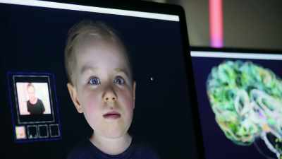 She's actually seeing me
through the web camera, - The Age of A.I.