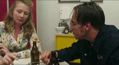 She's all alone
since she split with her husband. - The Golden Glove