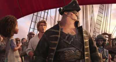 -She's all vinegar.
-But, C-Captain-- - The Sea Beast