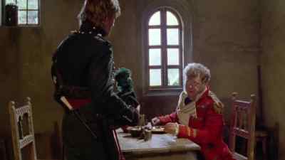 She's an ugly-looking
whore, ain't she? - Sharpe's Battle