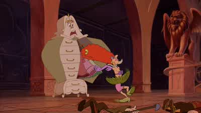 She's as crazy as the old man - Beauty and the Beast