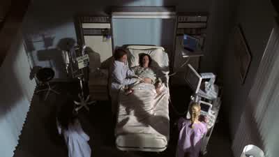 - She's awfully calm. - House