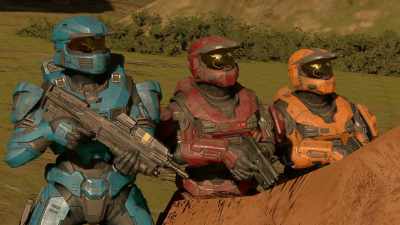 - She's back.
- In black...stuff. - Red vs. Blue: Restoration