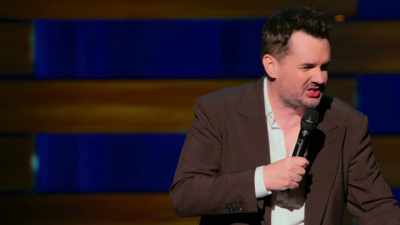 She's being stitched up,
the reason I'm telling you this, - Jim Jefferies: High n' Dry