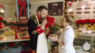           She's celiac.
    - Mmm, mmm, almond flour, - A Very Nutty Christmas