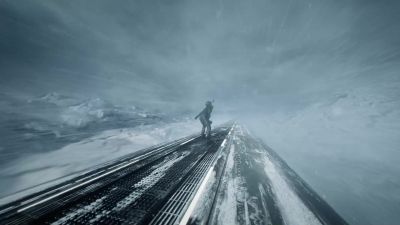 - She's coming to
breach the engine. - Snowpiercer