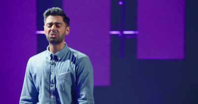 She's crying,
"Hasan bhai, why would you do this?" - Hasan Minhaj: Homecoming King