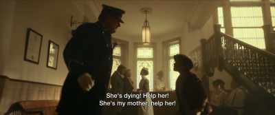 She's dying! Help her! She's my mother, help her! - Cabrini