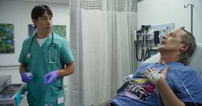 She's going to thread a camera
through his femoral artery - Clerks III