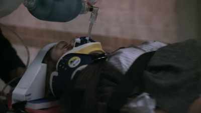 She's got second-degree
electrical burns to
the face and right arm, - Trauma