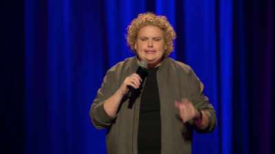 She's got short, spiky, gray hair, - Fortune Feimster: Good Fortune