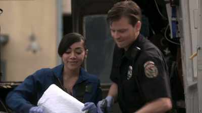 She's got two broken ankles,
a possible fractured pelvis, - Trauma