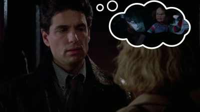 -She's in
Charles Lee Ray's apartment - Doc of Chucky