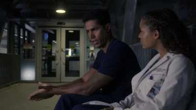 She's in pain,
spilling her guts out, - The Good Doctor