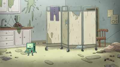 She's just changing.
I will help her! - Adventure Time: Fionna & Cake
