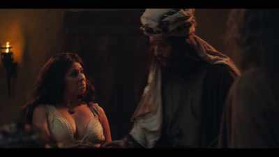 She's just praising how religious we are. - The First Temptation of Christ