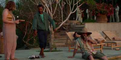 She's just taking a walk.
She's doing good. - The Drop