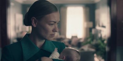 - She's late.
- Two minutes. - The Handmaid's Tale