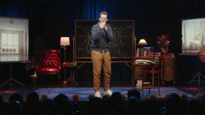 She's looking at me,
and I'm looking at her, - Hank Green: Pissing Out Cancer