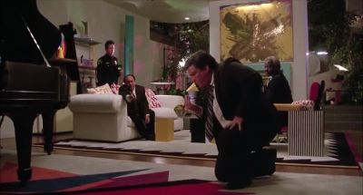 She's not properly house trained - Ruthless People