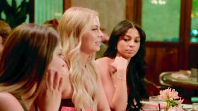 She's on speaker.
She's like, "It went great." - The Secret Lives of Mormon Wives