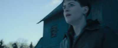  She's on the main road
 going around the lake. - The Girl in the Spider's Web