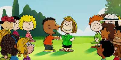 She's on her way to the big one,
the Pinecrest Elementary School Cup. - Snoopy Presents: One-of-a-Kind Marcie